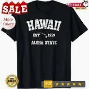 Photo 1 of ***STOCK PHOTO FOR REFERENCE ONLY***
Vintage Hawaiian Islands Tee Hawaii Aloha State T-Shirt T-Shirt
