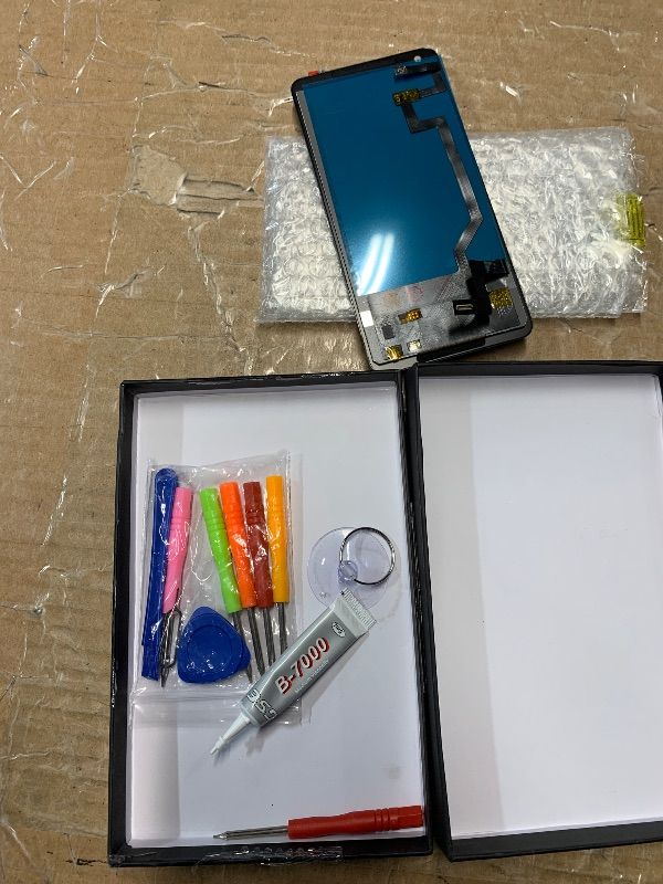 Photo 1 of [US Version] Vvsialeek New LCD Touch Screen Digitizer Assembly for Goo-gle Pixel 2 XL [6.2 inch] G011C with Technical Repair Tools Kit- Fingerprint Function