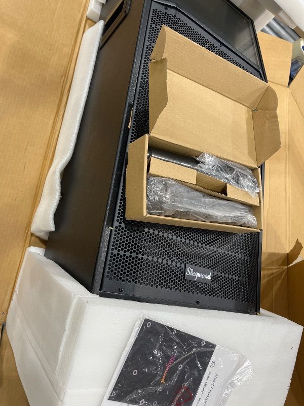 Photo 1 of ***UNABLE TO TEST***Karaoke Machine for Adults, with Lyrics Display, Smart Portable Big Bluetooth Speaker 2 Wireless Microphones, Professional Karaoke System 1000W Peak Power Big Bluetooth DJ Light