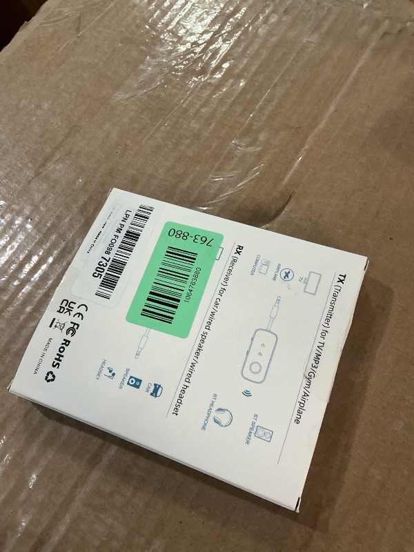 Photo 1 of ***MISSING PARTS***
Premium Pro Bluetooth 5.4 Transmitter Receiver,Airplane Audio Adapter,Wireless Transmitter for TV/Travel Flight,Airline,Gym.Compatible with 2 AirPods/Headphones,Bluetooth Receiver for Car/Home Stereo