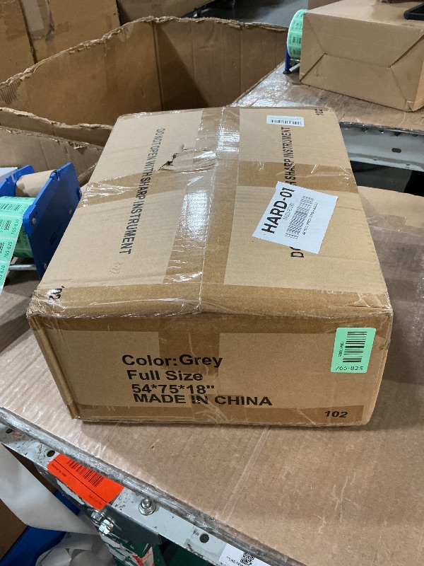 Photo 1 of ****** factory sealed ******COONP Full Mattress Topper, Extra Thick Pillowtop, Cooling Plush Mattress Pad Cover Bed Topper Protector with 8-21 Inch Deep Pocket (Grey, Full)