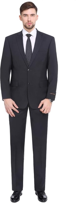 Photo 1 of (SEE NOTES FOR SIZE) P&L Men's Classic Fit Suit 2 Piece,Regular & Big and Tall 2 Button Blazer Jacket & Pants for Business Wedding Party