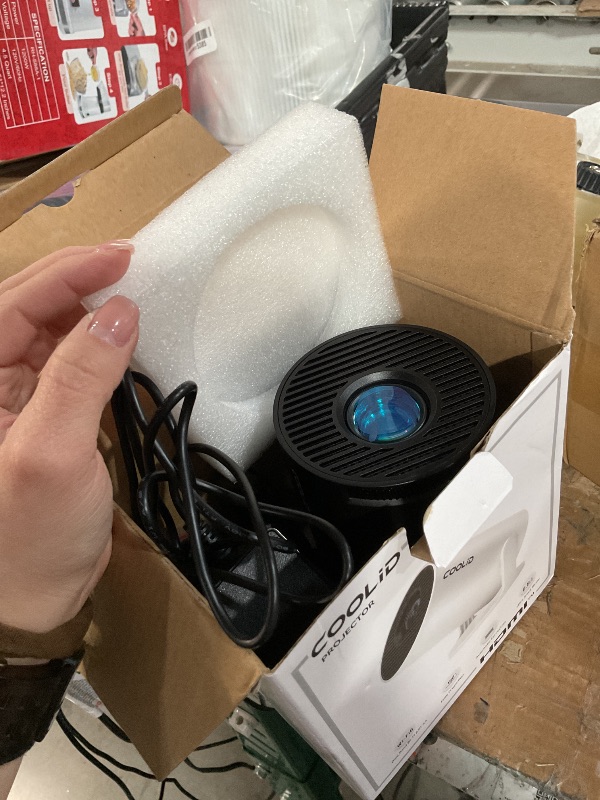 Photo 1 of [Built-in Apps & 2026 Upgraded] Mini Projector Support 4K 1080P Auto Keystone 180° Rotatable with WiFi 6 and Bluetooth 5.4, Projector Portable Compatibile with HDMI/TV Stick/Memory Stick/Laptop-Black