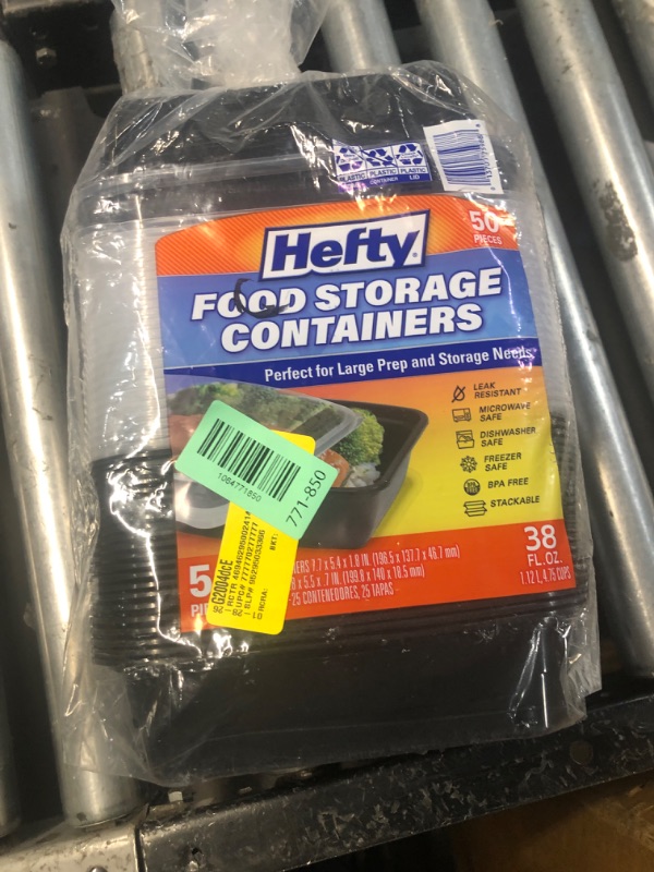 Photo 1 of  50-Pack Transparent Rectangular Plastic Containers with Lid for Meal Prep, Stackable Food Storage Boxes for School, Work & Party, Safe and Hygienic