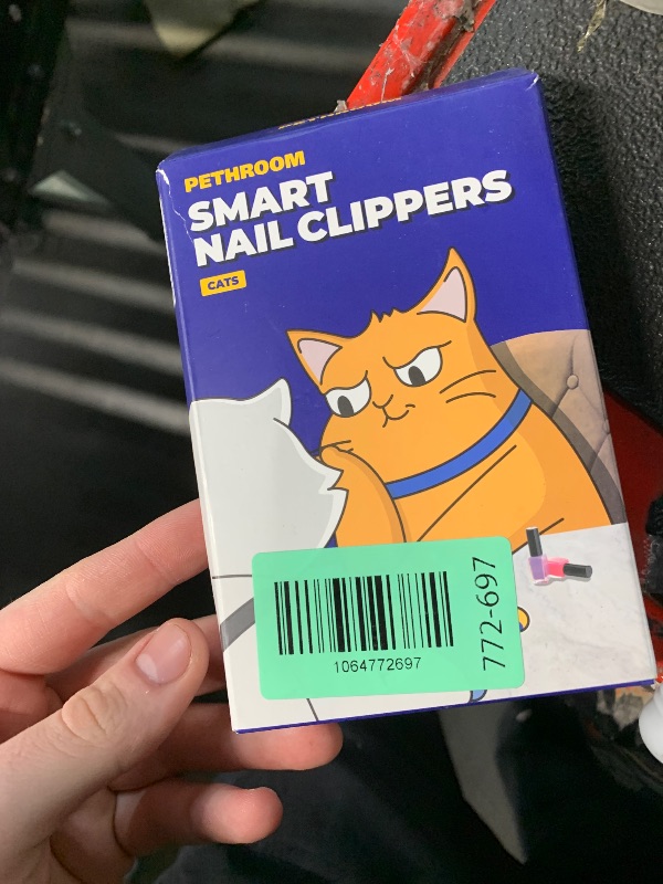 Photo 1 of [PETHROOM] Cat Nail Clipper Trimmer for Indoor Cats with Circular Cut Hole (2mm) | Premium Sturdy Stainless Steel Blade Cat Claw | Safe, Easy, Accurate, Quiet & Fast | Avoid Overcutting
