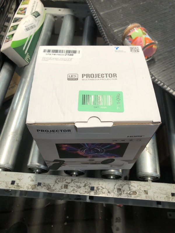 Photo 1 of ?Electric Focus?Mini Projector, Support 4K 1080P, 210 ANSI Portable Projector with WiFi and Bluetooth, Auto Keystone Correction Video Projector, Compatible with Smartphone,TV Stick,Laptop