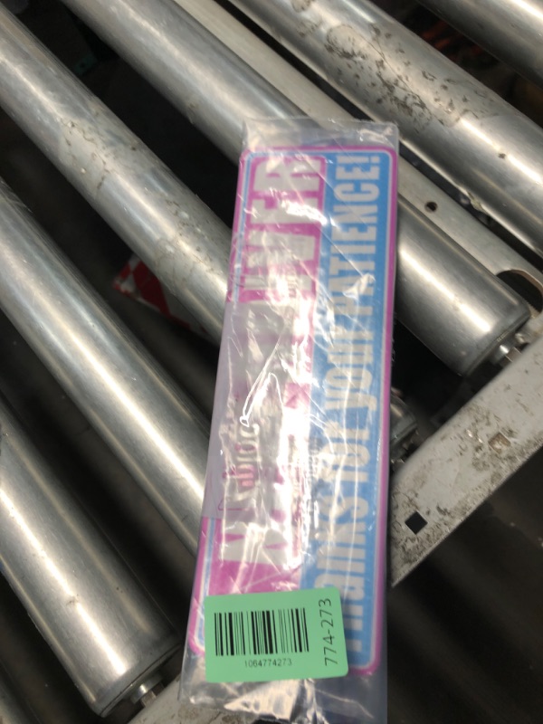 Photo 1 of ***PARTIAL SET, MISSING 1 - PRICE ADJUSTED***Sukh 4 PCS New Driver Magnet - Student Funny Be Patient Safety Warning Rookie Driver Car Bumper Magnets Car Accessories Teen Boys Girls