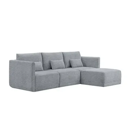 Photo 1 of *****PARTIAL SET, OTTOMAN ONLY***
Beautiful Drew Modular Sectional with Ottoman by Drew Barrymore Gray Fabric Box 4 of 4
