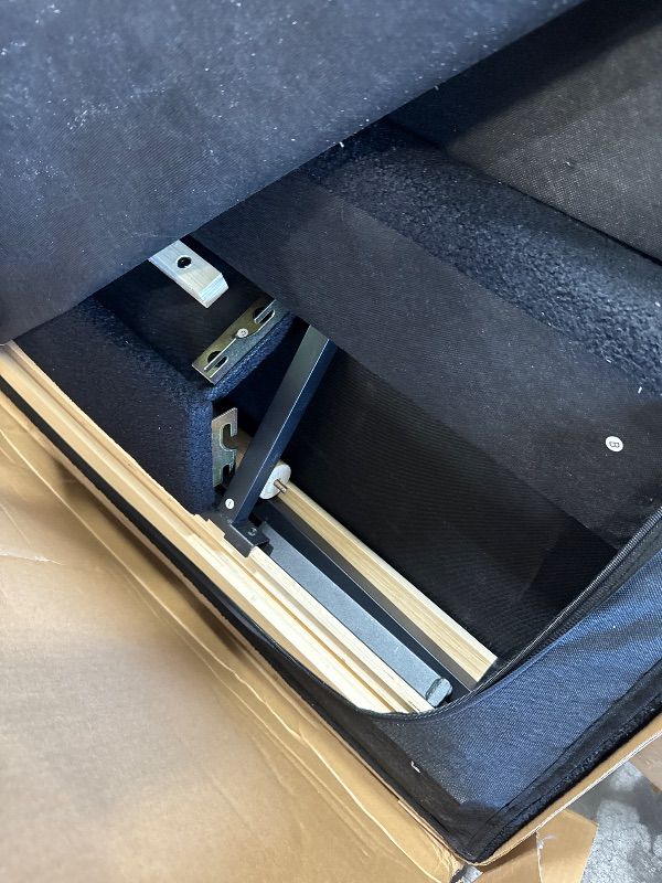 Photo 1 of *Photo for Reference* Boucle Bed Frame Black