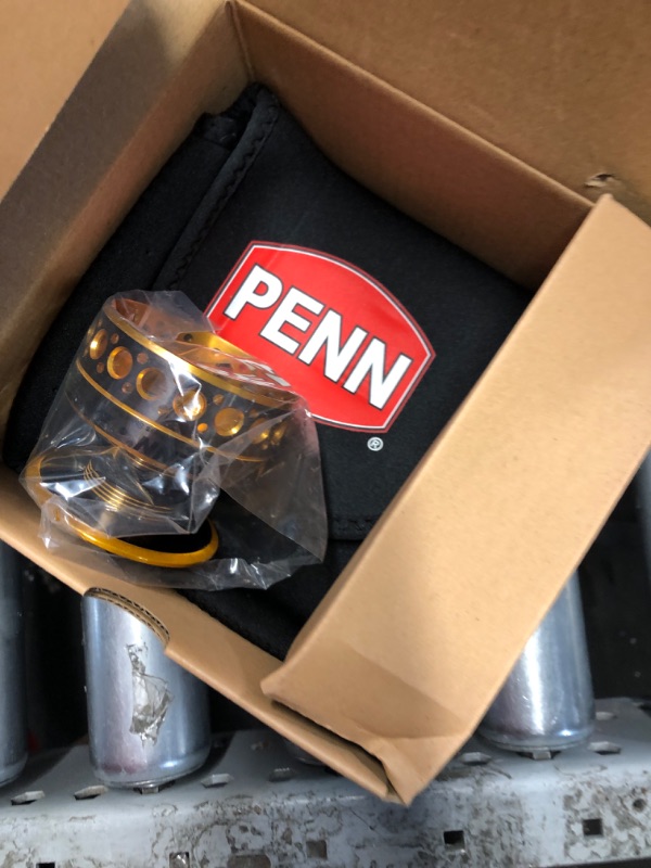 Photo 1 of ***Broken Tip****
PENN Battle Spinning Reel and Fishing Rod Combo Kit with Spare Spool and Reel Cover, Black, 6000 - 9' - Medium Heavy - 2pc