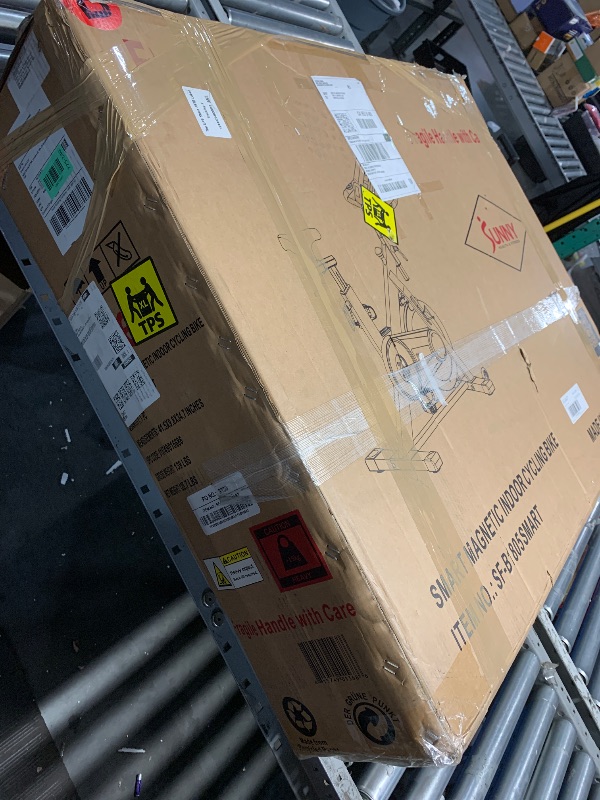 Photo 1 of ***PARTIAL SET - PRICE ADJUSTED***
Sunny Health & Fitness Premium Indoor Cycling Smart Stationary Bike with Exclusive SunnyFit App Enhanced Connectivity - SF-B1805SMART