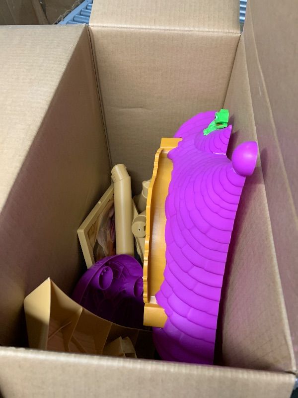 Photo 1 of **PARTS ONLY** Disney Tangled Rapunzel Tower Vanity Playset— Light?Up Musical “I See The Light” Mirror, Pop?Up Lantern, Hair Brush & Clips, Stool (70lb) | Princess Dress?Up Table for Kids 3+