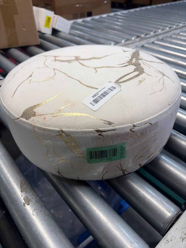 Photo 1 of ***MISSING LEGS***
LUE BONA Vanity Stool, Gold Vanity Stools for Makeup Room, Round Ottoman Foot Stool, Velvet Footrest Vanity Chair for Bathroom Vanity, Bedroom, Living Room, Entryway, Offices