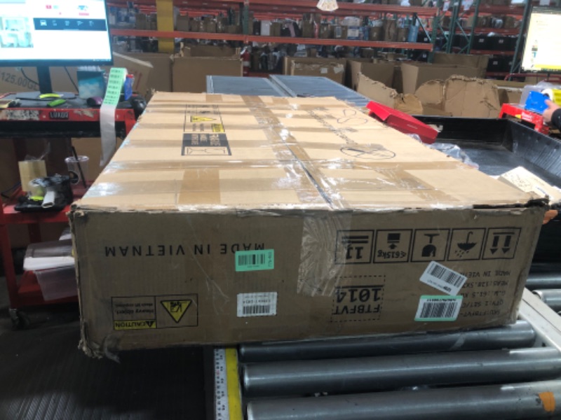 Photo 1 of ***FACTORY SEALED*** DWVO Vanity Desk Set with Mirror & Power Outlets, Vanity Table with Stool, 12 LED Bulbs, 3 Dimmable Light Colors, 11 Drawers, Hair Dryer Rack & Magnifying Mirror