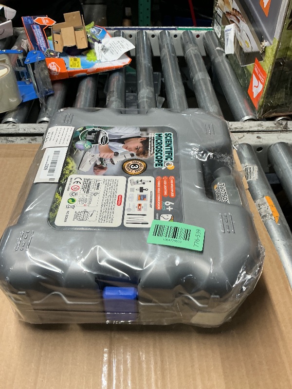 Photo 1 of ***FACTORY SEALED*** 61 Piece Kids Microscope Kit, 100X-1200X Magnification with LED Light | Durable Metal Body, Slides & Carrying Box | STEM Biology Science Kit, Educational Gift for Children Ages 6-12