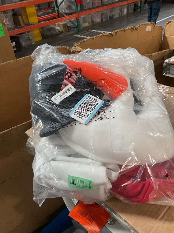 Photo 1 of ***STOCK IMAGE FOR REFERENCE***
Pieces Christmas Adult Onesie Snowman Plush Cosplay Costume Suit with Scarf Shoes Glasses for Women and Men