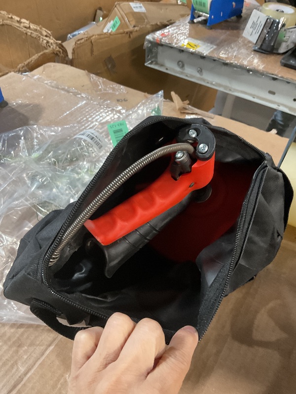 Photo 1 of ?New?50 FT Double Mode Drain Snake Tools, 11-in-1 Drain Auger for Sink and Drain Unblocking, Plumbing Snake for Kitchen, Bathrom and Shower Sink, Snake for Real DYIs (Red)