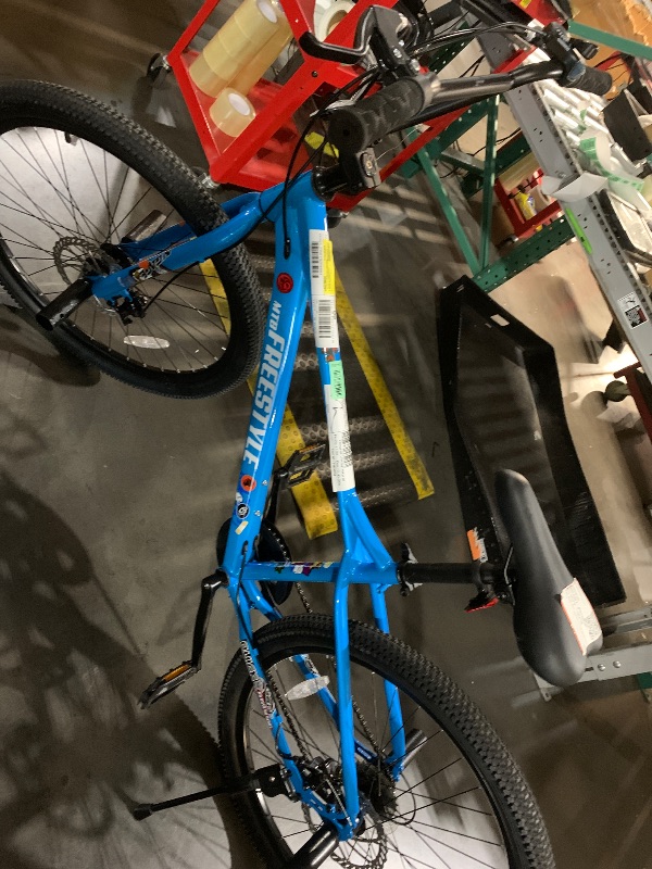 Photo 1 of 
24/26/27.5 Inch Mountain Bike, Front and Rear Absorbers, Mechanical Disc Brakes, 21 Speeds High-Carbon Steel Frame, MTB Bike for Trail Snow Commuter City Road