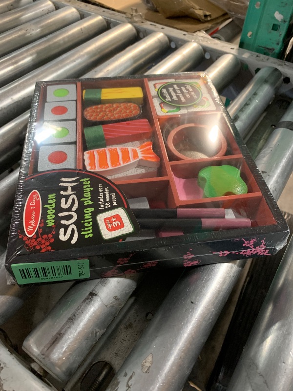 Photo 1 of ***FACTORY SEALED***Melissa & Doug Sushi Slicing Wooden Play Food Set