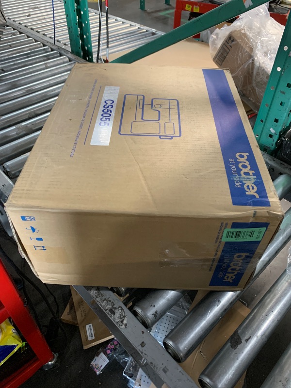 Photo 1 of ***FOR PARTS ONLY***
Brother CS5055 Computerized Sewing Machine, 60 Built-in Stitches, LCD Display, 7 Included Feet, White