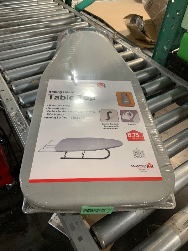 Photo 1 of ***FACTORY SEALED***Household Essentials Tabletop Ironing Board with Iron Rest and Door Hanger | Compact Folding Ironing Station for Dorm Rooms, Apartments, and Small Spaces | 36.5"x12"