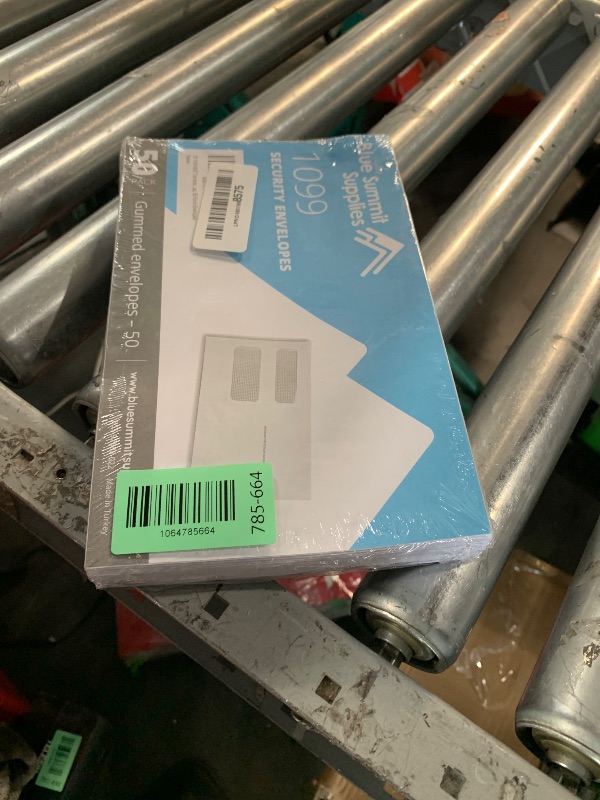 Photo 1 of ***FACTORY SEALED***50 1099 MISC Tax Envelopes - Designed for printed 1099 Laser Forms from Quickbooks or Similar Tax Software - 5 5/8 Inch x 9 Inch, Gummed Flap, 50 Form Envelopes