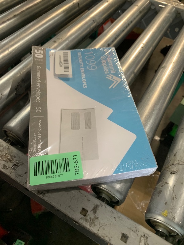 Photo 1 of ***FACTORY SEALED***50 1099 MISC Tax Envelopes - Designed for printed 1099 Laser Forms from Quickbooks or Similar Tax Software - 5 5/8 Inch x 9 Inch, Gummed Flap, 50 Form Envelopes