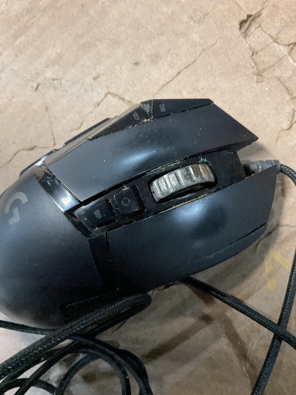 Photo 3 of ***HEAVILY USED*** 
Logitech G502 Hero High Performance Wired Gaming Mouse, Hero 25K Sensor, 25,600 DPI, RGB, Adjustable Weights, 11 Buttons, On-Board Memory, PC/Mac