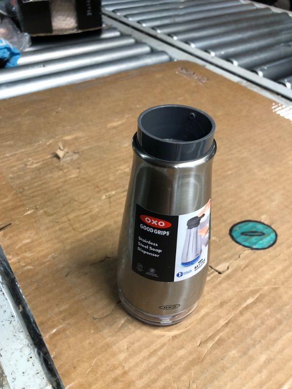 Photo 1 of ***Missing Lid*** OXO Good Grips Stainless Steel Soap Dispenser, Kitchen and Bathroom Accessories