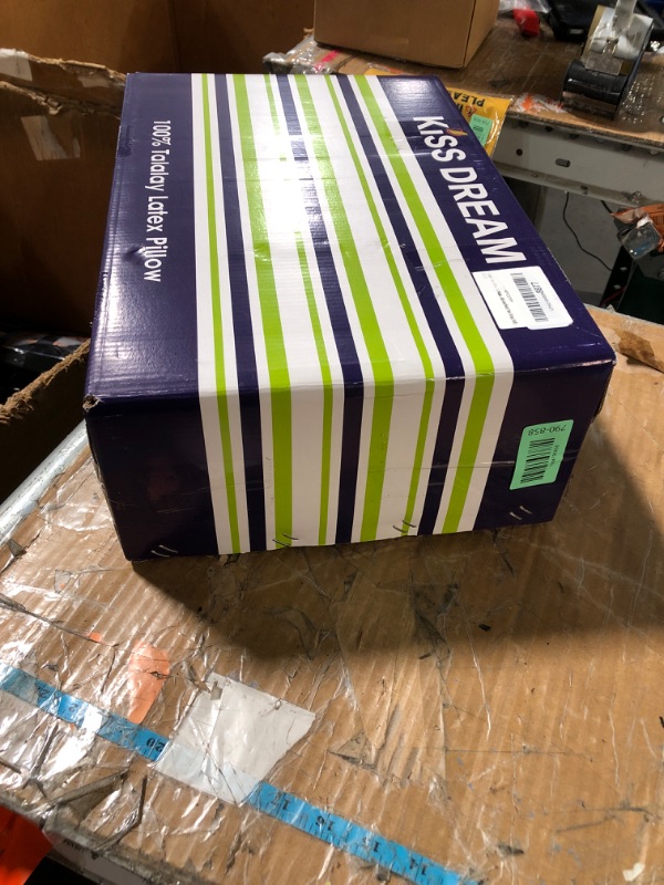 View 2 of ***LIKE NEW/OPEN BOX***
Talalay Latex Pillow, Soft Natural Latex Foam Pillow for Sleeping, Bed Pillow for Back, Side and Stomach Sleeperswith Removable Cotton Cover, Helps Relieve Shoulder and Neck Pain (King (Soft))