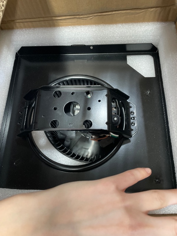 View 3 of **BASE IS CRACKED**Hipoilk S-97016621 Bathroom Fan Motor Assembly for Broan Nutone QTN80L, QTN80L-A, QTR080, QTRN080, QTR070, QTR080L, QTR070L, 99080568 Exhaust Fan Replacement Motor