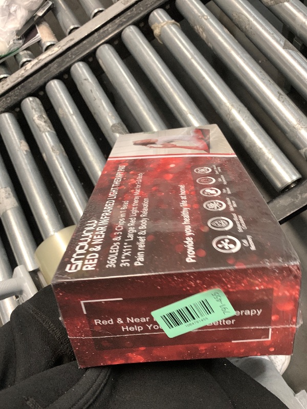 Photo 1 of ***FACTORY SEALED***Red Light Therapy for Body, 31.5" * 11.8" Red Light Therapy Pad, Dual Chip Grade 360 LEDs 660nm & 850nm Infrared Light Therapy for Body Back Waist Shoulder Knee Joint Pain Relief, Gift for Women Men