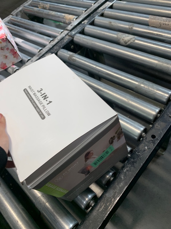 Photo 1 of ***MISSING PARTS***
Smooth Triple Fusion Back Massager,with Heat, Vibration & Lumbar Traction - Deep Tissue Lumbar Pillow for Lower Back Pain Relief, Relaxation for Home, Office - Corded Electric?Dark Gray?