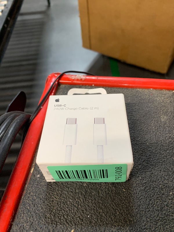 Photo 1 of ***FACTORY SEALED***Apple 240W USB-C to USB-C Woven Charge Cable (2 m): Fast and Convenient Charging