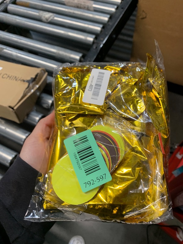 Photo 1 of ***PARTIAL SET - PRICE ADJUSTED***
Friendsgiving Balloon Banner Decoration Gold Foil Letter 16 Inches Tall Thanksgiving Centerpiece Friends Party Backdrop Fall Decor Circle Dots Garlands