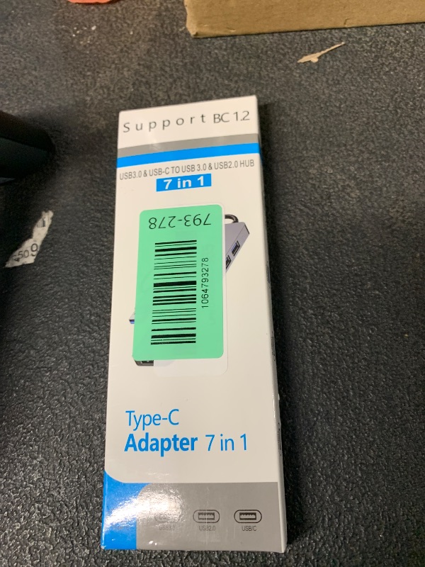 Photo 1 of ?Upgrade? USB C/USB Hub, BERLAT Aluminum 7 in 1 USB C & USB Hub with USB 3.0, USB 2.0 Ports for PC/Laptops/MacBook Pro/Air/iMac/iPad and More Devices