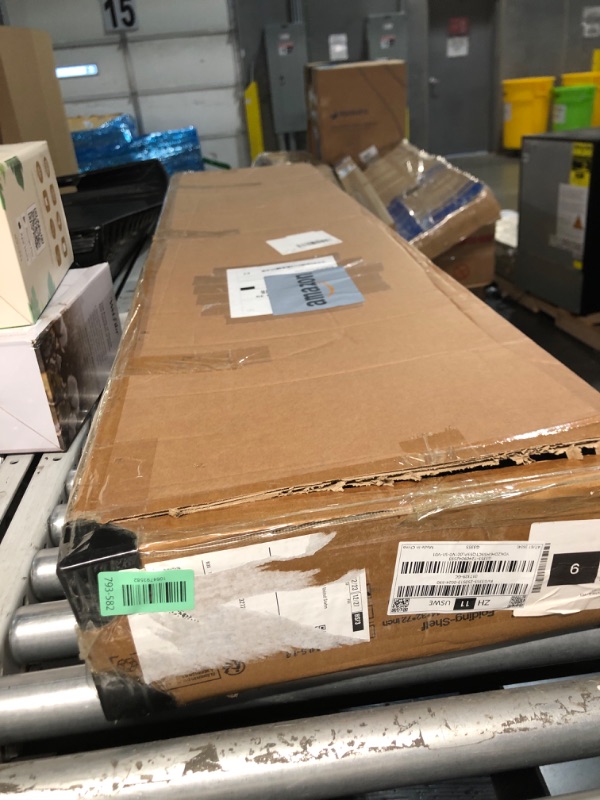 Photo 1 of ****STOCK PHOTO REFERENCE ONLY ****VEVOR 5-Tier Foldable Storage Shelf, 32W x 14D x 72H Inch Folding Metal Rack Shelving Unit, Heavy Duty No Assembly Organizer Shelf with 5 Wheels & 4 Hooks for Pantry, Kitchen, Garage, Basement, Grey