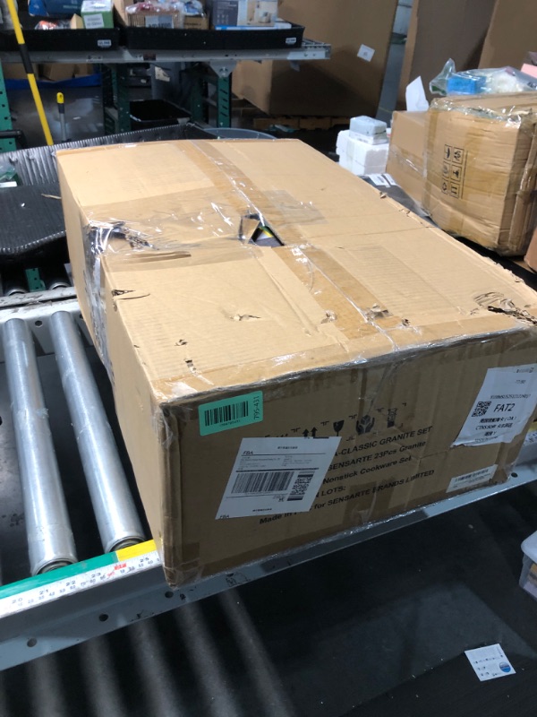 Photo 1 of ***FACTORY SEALED***SENSARTE Nonstick Cookware Set 23-Piece, Non Stick Pots and Pans Set with Swiss Granite Coating, Healthy Kitchen Cooking Set, Stay-Cool Handles