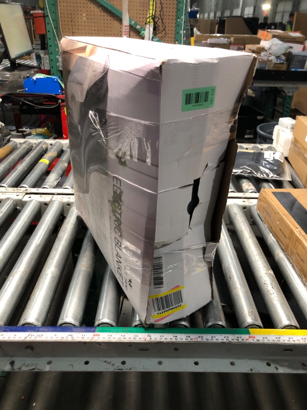 Photo 1 of ***FACTORY SEALED OPENED FOR INSPECTION***Heated Blanket Electric Luxurious Fleece Queen Blanket, 9 Heat Settings & 12H Auto Shut-Off, Gifts for Grandma, Grandpa, Seniors, 90x90 in (Dark Grey, Queen US)