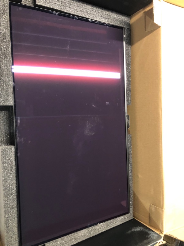 Photo 1 of *** MISSING POWER CORD ****ASUS ROG Swift 32” 4K OLED Gaming Monitor (PG32UCDM) - UHD (3840 x 2160), QD-OLED, 240Hz, 0.03ms, G-SYNC Compatible, Custom Heatsink, Graphene Film, 99% DCI-P3, True 10-bit, 90W USB-C