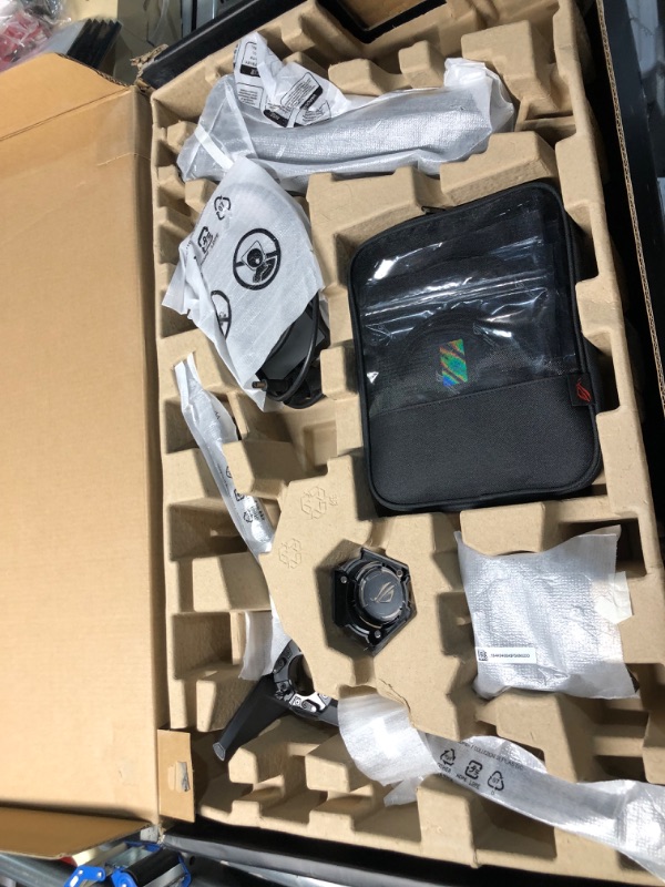 Photo 1 of *** MISSING POWER CORD ****ASUS ROG Swift 32” 4K OLED Gaming Monitor (PG32UCDM) - UHD (3840 x 2160), QD-OLED, 240Hz, 0.03ms, G-SYNC Compatible, Custom Heatsink, Graphene Film, 99% DCI-P3, True 10-bit, 90W USB-C