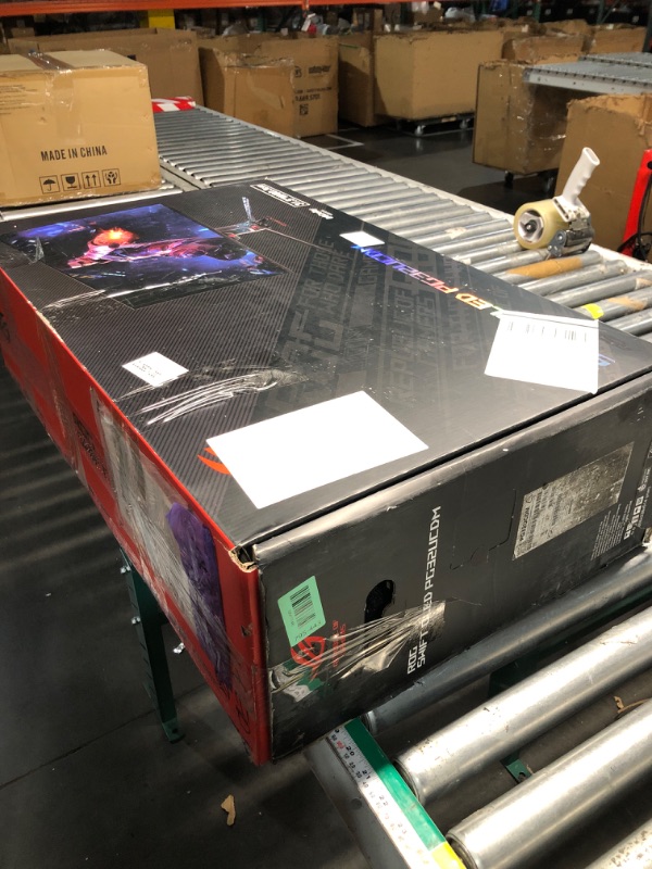 Photo 1 of *** MISSING POWER CORD ****ASUS ROG Swift 32” 4K OLED Gaming Monitor (PG32UCDM) - UHD (3840 x 2160), QD-OLED, 240Hz, 0.03ms, G-SYNC Compatible, Custom Heatsink, Graphene Film, 99% DCI-P3, True 10-bit, 90W USB-C