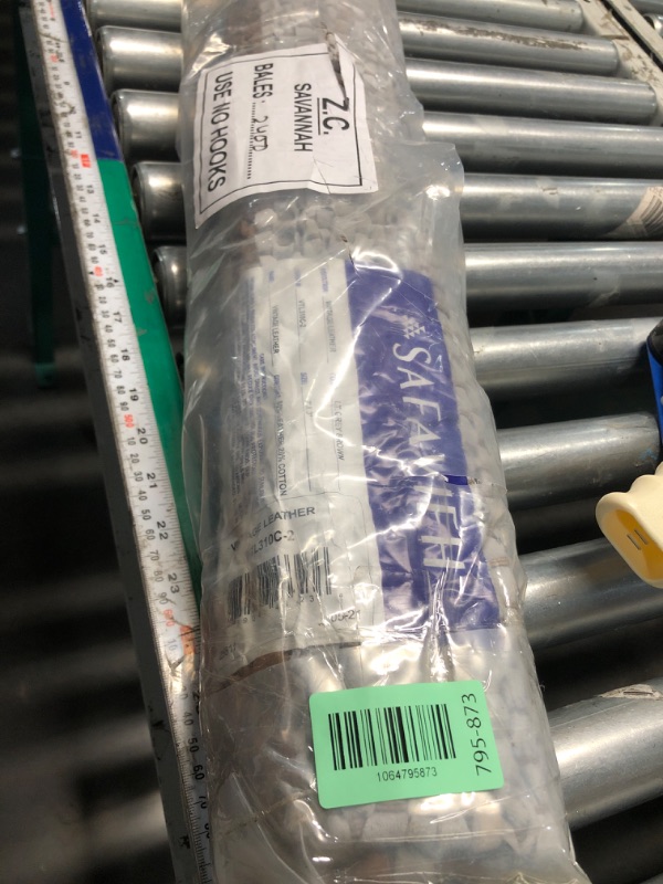 Photo 1 of ****STOCK PHOTO REFERENCE ONLY***SAFAVIEH Vintage Leather Collection Runner Rug - 2'3" x 6', Beige & Multi, Handmade Boho Fringe Leather, Ideal for High Traffic Areas in Living Room, Bedroom (VTL373B)