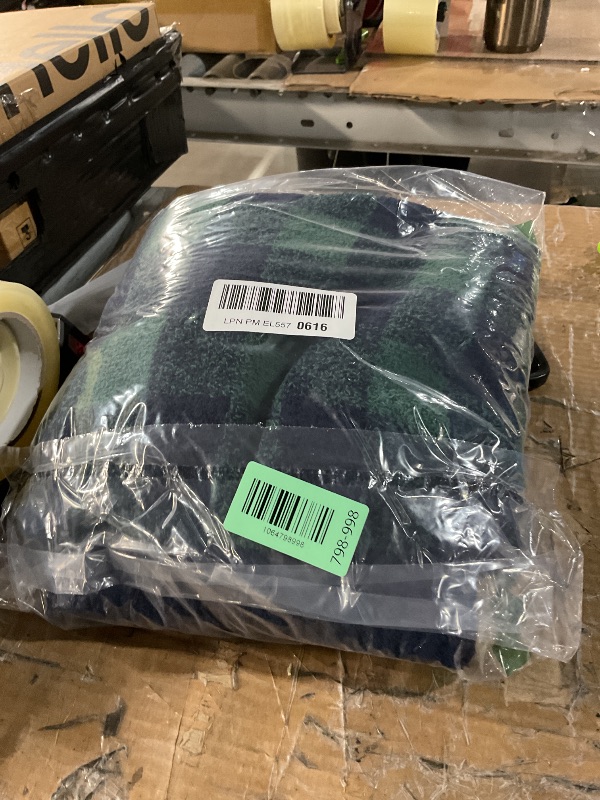 View 2 of (PANTS ONLY) DAVID ARCHY Mens  Ultra-Soft Fleece Pajamas Warm Sleepwear  Lounge with Pockets (L, Navy Blue - Christmas Pattern)