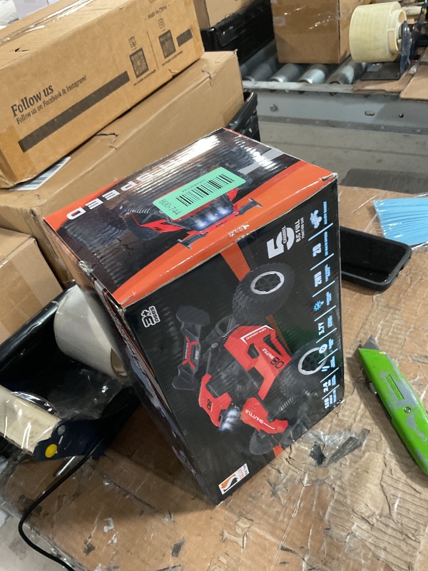 Photo 1 of ***MISSING PARTS***
SZJJX Remote Control Car for Kids 3 4 5 6 7+, 20 KM/H High-Speed RC Cars with LED Lights, 2.4GHz 2WD Monster Truck Toys, Rechargeable RC Car, Toy Cars for Girls Boys, Christmas & Birthday Gifts–Black