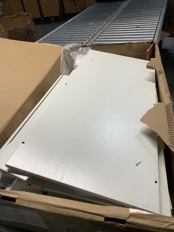 Photo 3 of HOOBRO Kitchen Island with Power Outlet, Kitchen Storage Island with Spice Rack and Drawer, Rolling Kitchen Cart on Wheels, for Home, Kitchen and Dining Room, White WT82UZD01G1