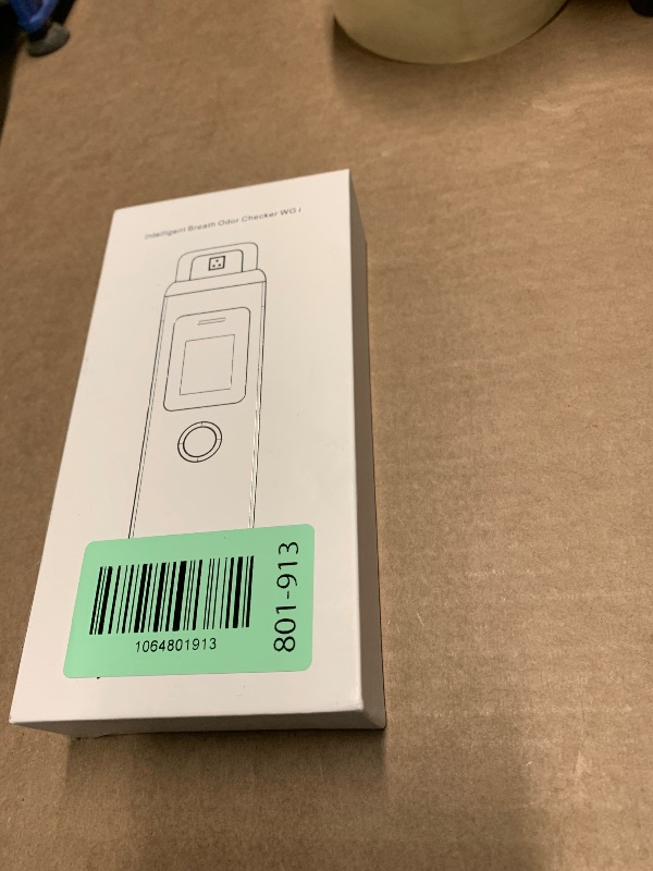 Photo 1 of ***MISSING PARTS***
Futry Smart Bad Breath Tester - Hygienic pop-up Probe, Portable Bad Breath Tester with SGS lab-Grade Accuracy MEMS Sensor, 4 Levels of Odour Analysis and Intelligent Social Distance Guidance