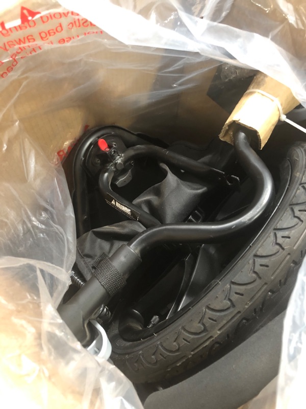 Photo 1 of ***MISSING PARTS***
Delta Children Apollo Jogging Stroller - Shock Absorbing Frame with Large Canopy & Recline - Car Seat Compatible, Black