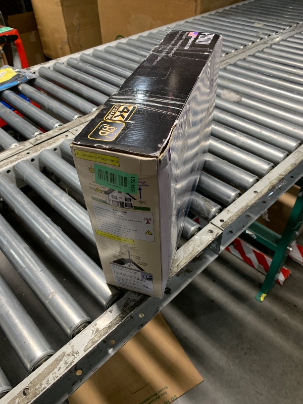 Photo 1 of *USED MISSING PARTS*SOLD FOR PARTS*PBD Digital Outdoor TV Antenna, 150 Miles Range, 360° Rotating Directional Motor with Remote Control, Dual TV Support, Mounting Pole, 40FT RG6 Cable, UHF/VHF Reception