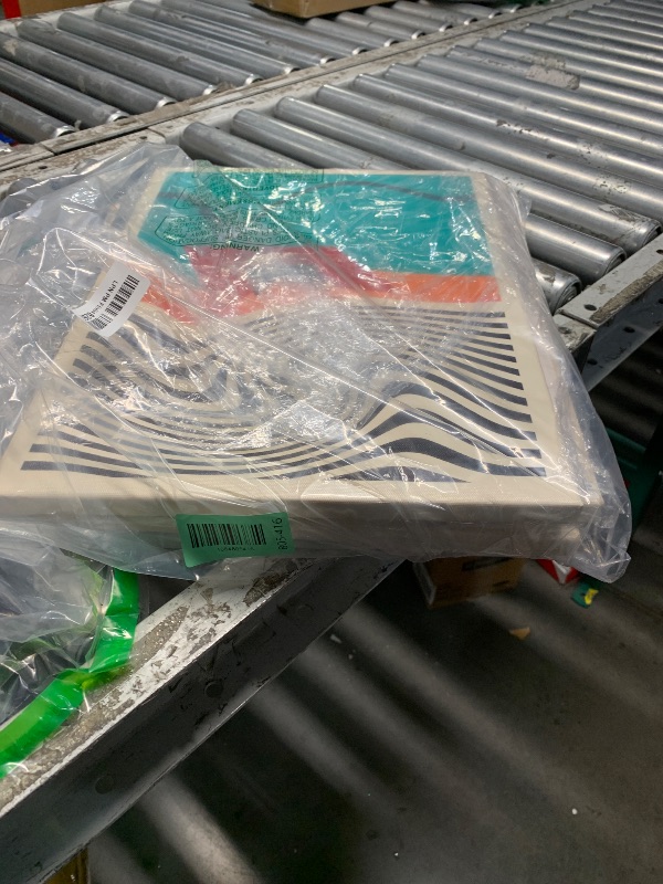 Photo 2 of 3Pcs Boho Mid Century Modern Canvas Wall Art Abstract Color Block Geometric Posters Prints Colorful Simple Line Wall Decor Pictures for Living Room Bedroom Home Decoration Unframed